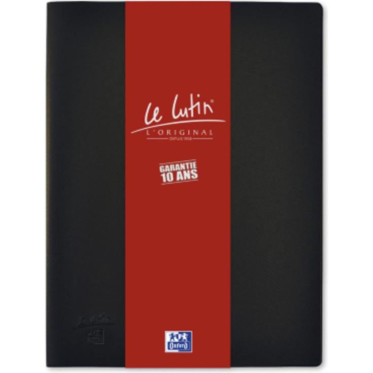 Elba, Mappe, Sichtbuch "Le Lutin", DIN A4, mit 10 Hüllen, schwarz vorne und hinten eine Tasche an der Innenseite (10 x)