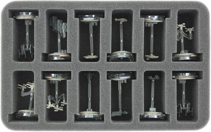 Feldherr HS050AR01 Foam insert for 12 Star Wars Armada squadrons