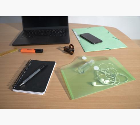 Image du produit Exacompta Sachet de 5 mini pochettes-enveloppes polypropylène - 25x13,5cm - Couleurs assorties (24 x 18 cm, 5 x)