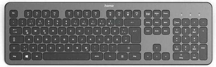 Actual product image Hama KW-700 Keyboard RF Wireless QWERTY German Anthracite (DE, Cable, Wireless)