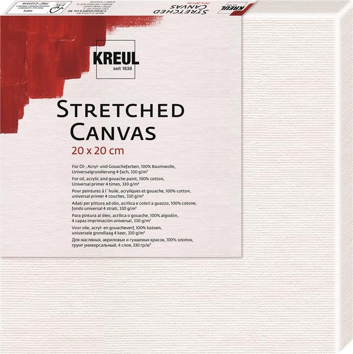 Produktbild Kreul Keilrahmen Stretched Canvas, 200 x 200 mm, weiá