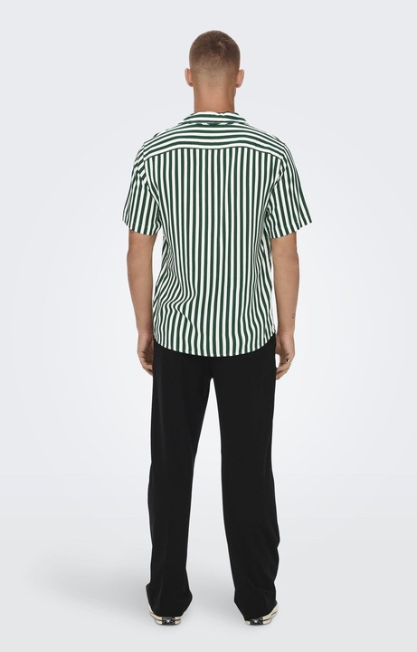 Image du produit Only & Sons Chemise rayée à manches courtes (S)