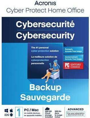 Produktbild Acronis Cyber Protect Home Office Advanced ESD, Subscr. 1y, 1 PC (1 User, 12 Monate)