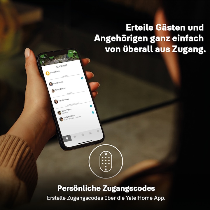 Produktbild Yale Linus Smart Keypad 2 (Fingerabdruck, Elektronische Zahlenkombination, Bluetooth)