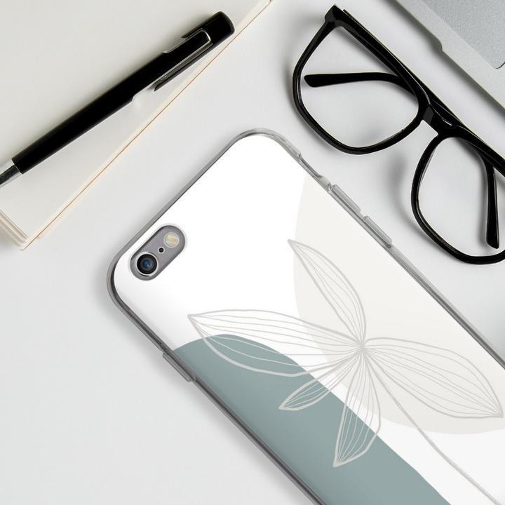 Produktbild DeinDesign Silikon Hülle für Apple iPhone 6 Handyhülle Case Smartphone Schutzhülle Blume Boho Pastell (Apple iPhone 6)