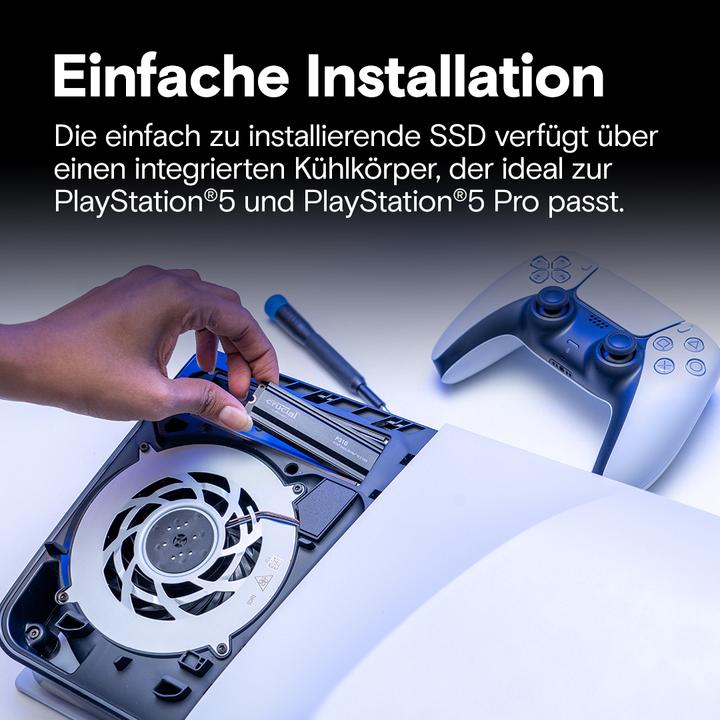 Produktbild Crucial P310 mit Heatsink (2000 GB, M.2 2280)