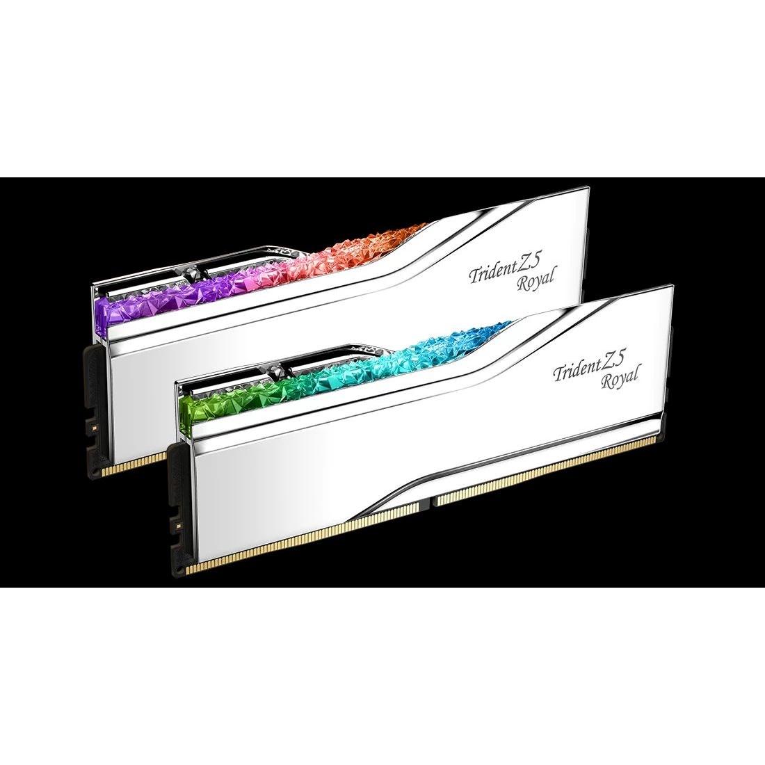 Thumbnail - G.Skill Trident Z5 Royal (2 x 48GB, 6400 MHz, DDR5-RAM, DIMM), RAM, Silber
