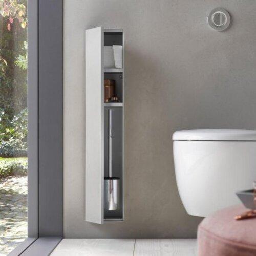 Produktbild Emco WC-Modul ASIS PLUS UP 803x154mm Türanschlag links Aluminium