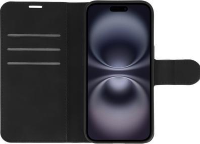 Produktbild Just in Case PU-Leder Premium Book Hülle Schwarz Apple iPhone 17 (Apple iPhone 17)