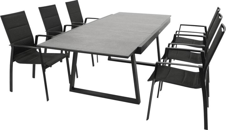 Image du produit Degamo Gartengarnitur REIMS (180 x 100 x 75 cm)