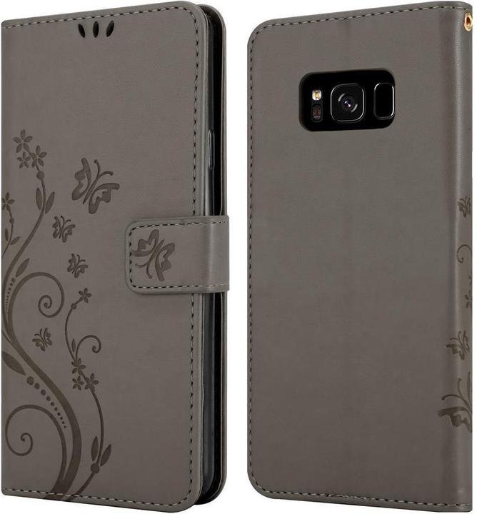 Actual product image Cadorabo Flower Book Cover (Samsung Galaxy S8+)