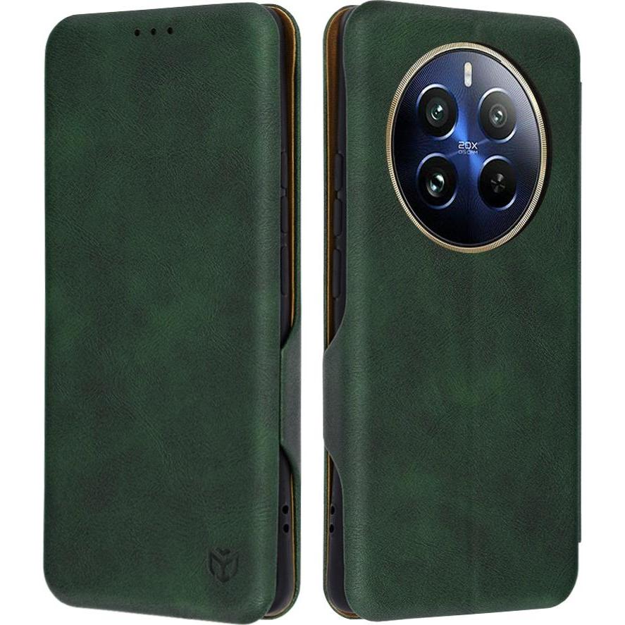 Techsuit - Safe Wallet Plus - Realme 12 Pro / 12 Pro+ - Green (Realme 12 Pro+), Cover smartphone, Verde