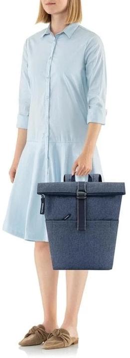 Image du produit reisenthel Sac à dos de loisirs Rolltop backpack Herringbone Dark Blue (22 l)