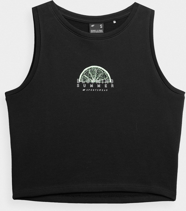 4F T-Shirt Deep Black s. L TTSHF570 (L)