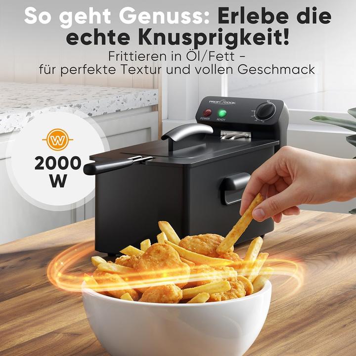 Produktbild BlockX Friteuse PC FR 1325 mit Kaltzone & Spritzschutz