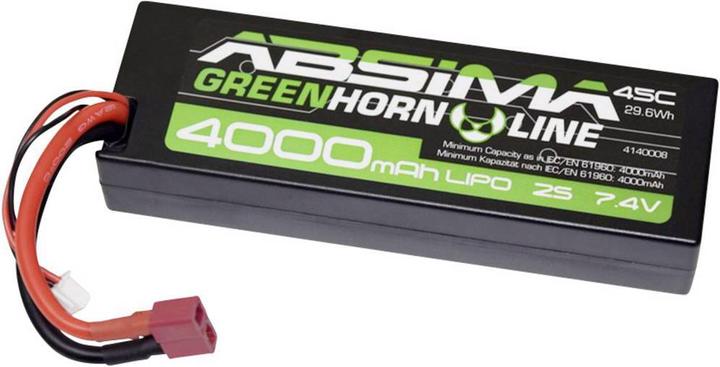 Immagine prodotto Absima Batteria LiPo Greenhorn (7.40 V, 4000 mAh)