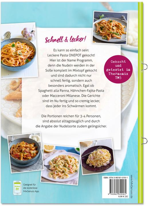 Produktbild One Pot Pasta (Deutsch, C.T. Wild Verlag & Handel GmbH, Corinna Wild, 2018)