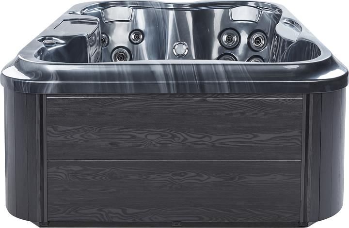 Produktbild Beliani Whirlpool Outdoor grau mit LED rechteckig 180 x 215 cm ARCELIA (4 Pers.)