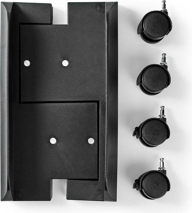 Actual product image Nedis Desktop Stand Adjustable Width/Full Movement 14.5-24.2 cm 20 kg Plastic/Metal Black