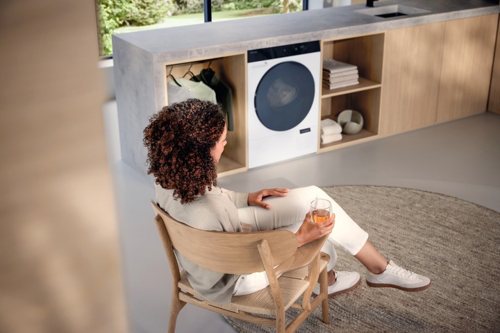 Image du produit Miele TQ 1000 WP Nova Edition T2 Wärmepumpentrockner Lotosweiss 12698890 (9 kg, Gauche)