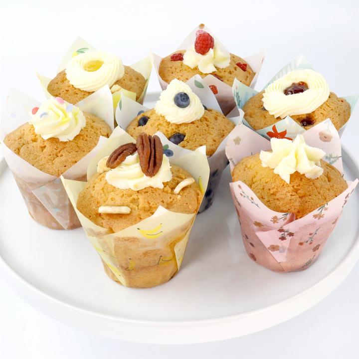 Produktbild PME Muffin Backform Blumen 24 Stück, Materialtyp: Papier (10 cm)