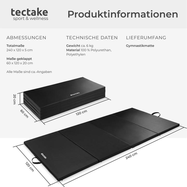 Produktbild tectake Gymnastikmatte