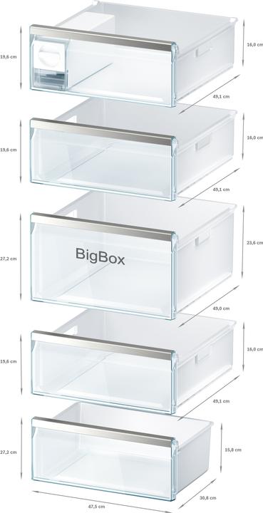 Actual product image Bosch Hausgeräte GSN58AWDV (Stand-alone, 366 l)