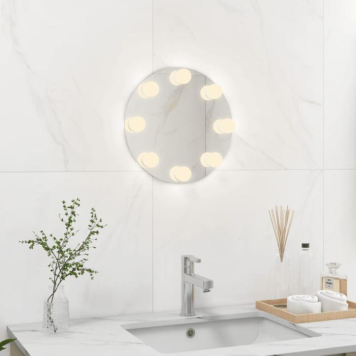 Immagine prodotto vidaXL Wandspiegel mit LED-Leuchte (30 cm)
