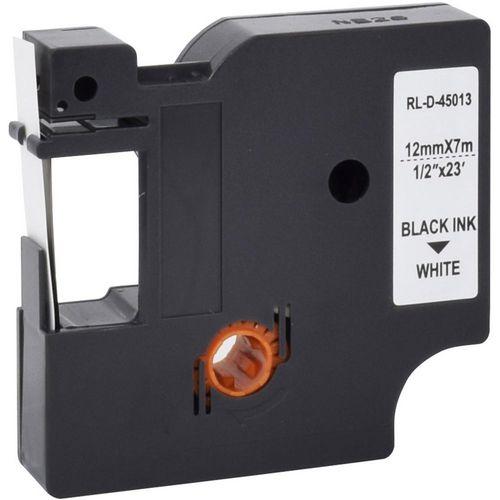 Markenlos Writing tape 5DY45013-WT ABS Black (1.20 cm, Black)