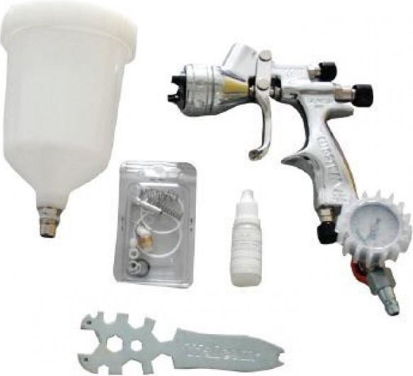 Produktbild Elmag - Farbspritzpistole SLIM S HVLP nebelarm, Set m. Düsensatz 1,7 mm