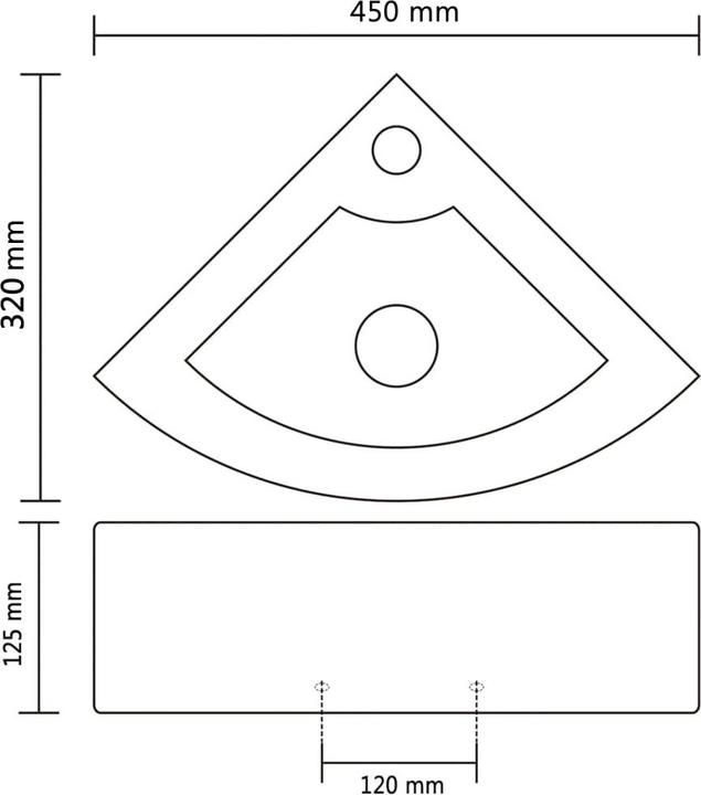Image du produit vidaXL Becken (320 mm, 450 mm)