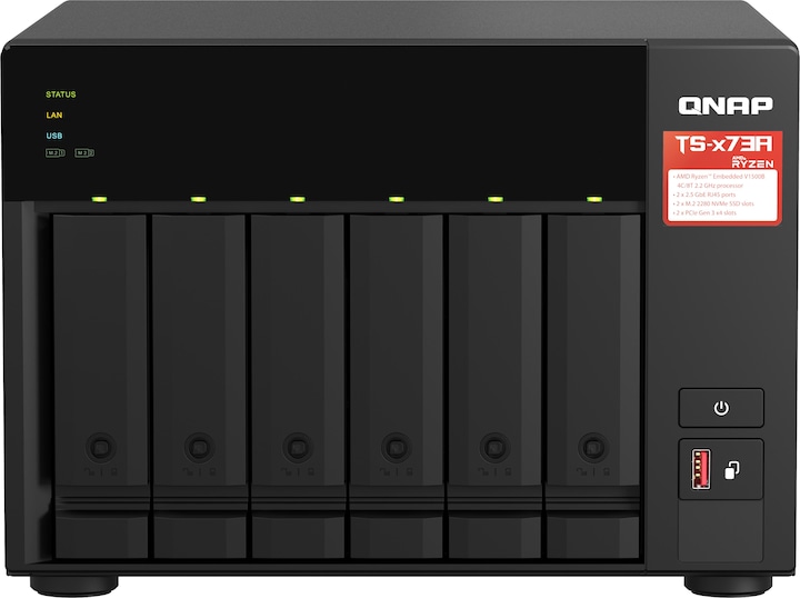 Produktbild QNAP TS-673A-8G (0 TB)