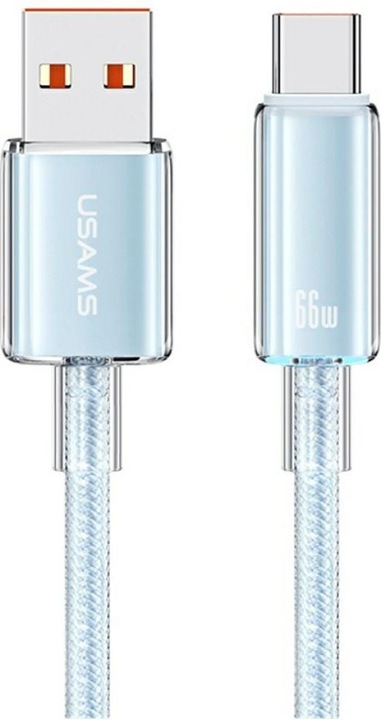 Produktbild Usams Kabel Cloud Series US-SJ658 6A USB-A do USB-C 1,2m niebieski (1.20 m)