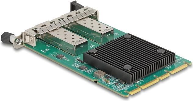 Actual product image Delock OCP 3.0 card to 2 x SFP+ 10 Gigabit LAN (PCI Express 4.0)