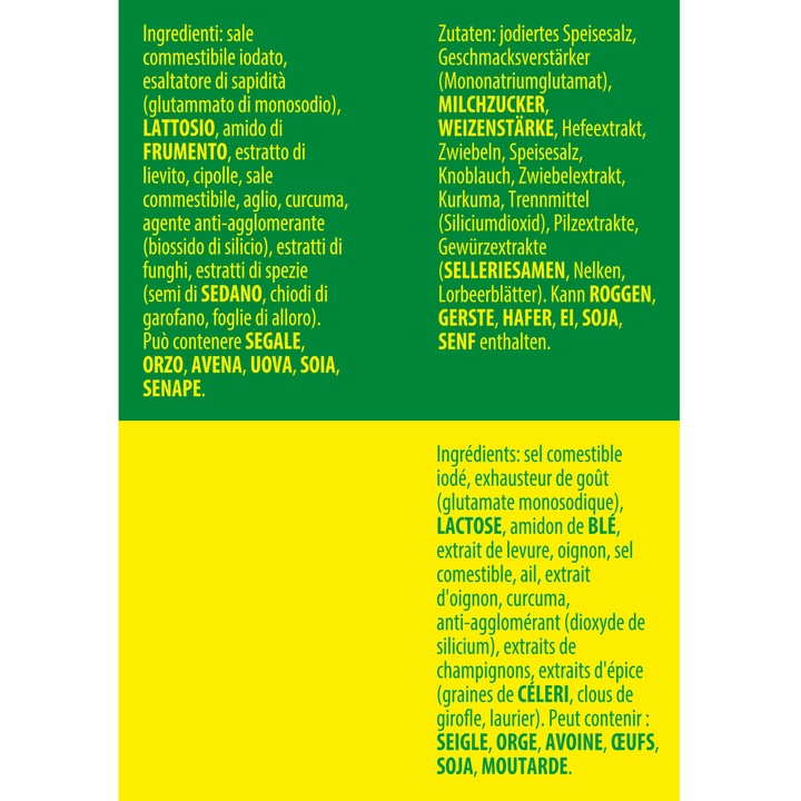 Image du produit Knorr Aromat Recharge de condiment en poudre Trio-Pack, assaisonnement optimal de nombreux plats (270 g)