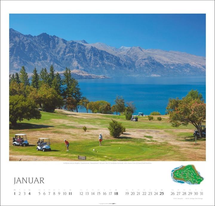 Produktbild Golf Kalender 2026 (48 x 46 cm, Deutsch)