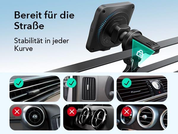 Produktbild ESR HaloLock CryoBoost MagSafe Car Mount Wireless Charger