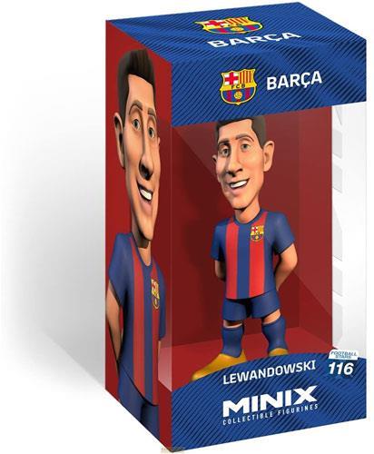 Immagine prodotto Minix Collection Stelle del calcio: FC Barcelona - Lewandowski Figura in PVC da 5 pollici