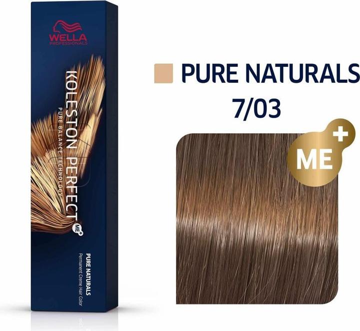 Immagine prodotto Wella KOLESTON PERFECT ME+ PURE NATURALS 7/03 60 ml (7, 03 Biondo Oro Naturale)
