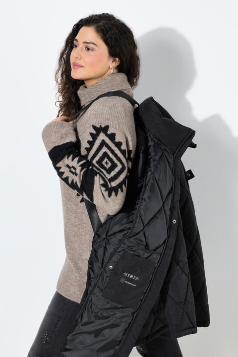 Image du produit Ulla Popken Manteau HYPRAR à capuche, matelassé et imperméable (46, 48)
