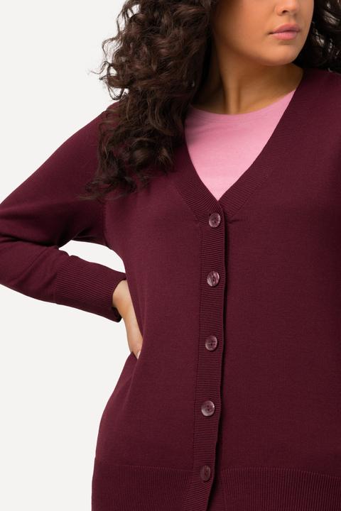 Actual product image Ulla Popken Classic Button Cardigan Sweater (50, 52)