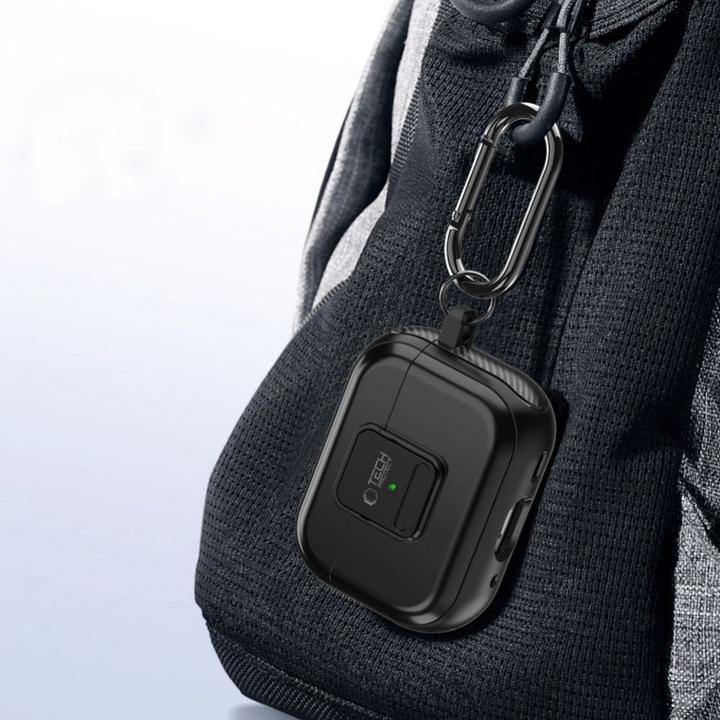 Produktbild Tech-Protect DEFENDER HOOK MAGSAFE Apple AIRPODS PRO 1 / 2 BLACK