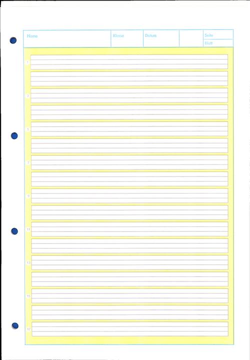 Image du produit Oxford Bloc de feuilles de travail, A4, linéature 2 (A4, À rayures, Couverture rigide)