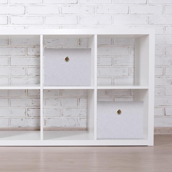 Immagine prodotto Relaxdays 2x scatola portaoggetti (20,5 x 25 x 16 cm, 8 l)