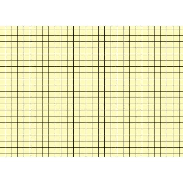 Brunnen, Karteikarten, Karteikarte DIN A6 quer kariert gelb 100 St./Pack. (A6, 180 g/m²)