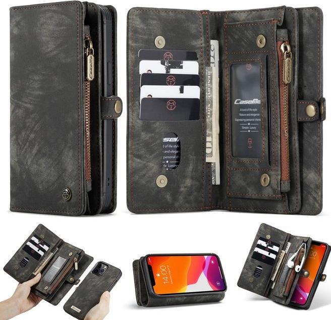 Produktbild Caseme Leder Portemonnaie mit Plastik Hülle (Apple iPhone 12 Pro Max)