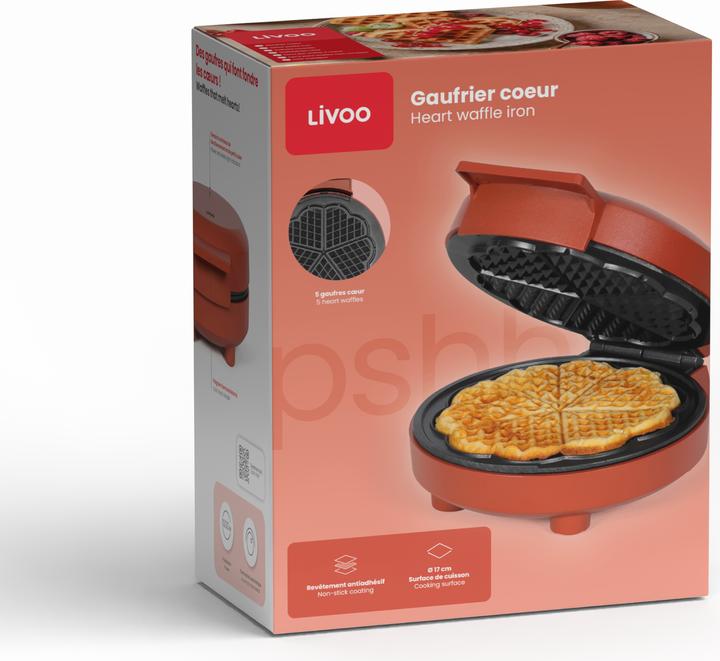 Image du produit Livoo Waffeleisen Herz