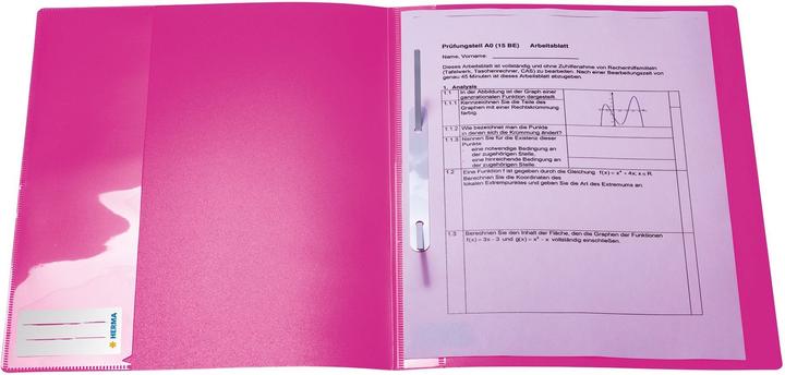 Image du produit HERMA Dossier de reporting A4 rose fluo Polypropylène 3p. (A4, 3x)
