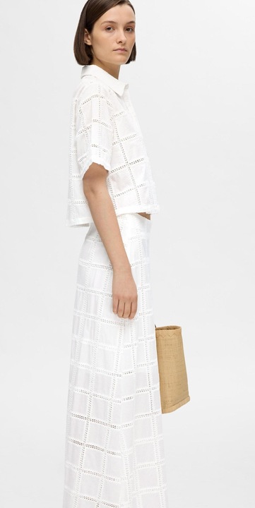 Image du produit Selected Femme Maxijupe en coton (42)