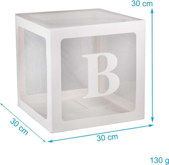 Produktbild Intirilife Babyparty Ballon Boxen Partydekoration (4-tlg) (4 Stk.)